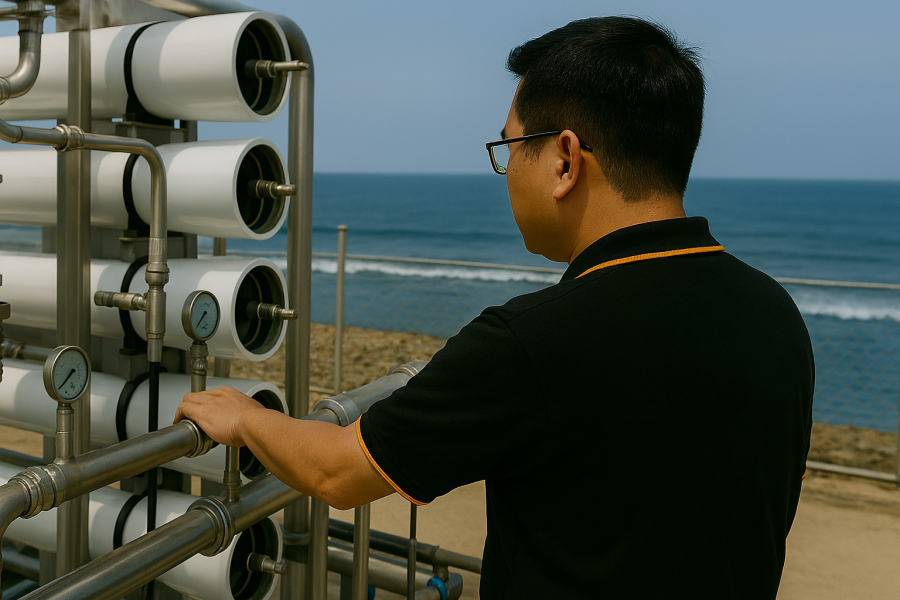 海水淡化(SWRO)與苦鹹水淡化(BWRO)系統差異